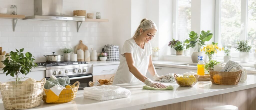daily cleaning and reset